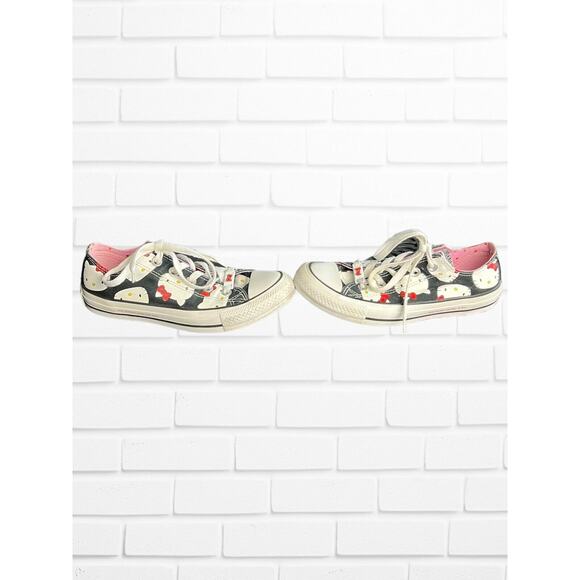 Converse Chuck Taylor All Star OX x Hello Kitty Black 2018 Women's 6 - Picture 8 of 14